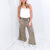 Mineral Washed Soft Terry Cropped Palazzo Sweatpants - Boujee Boutique 