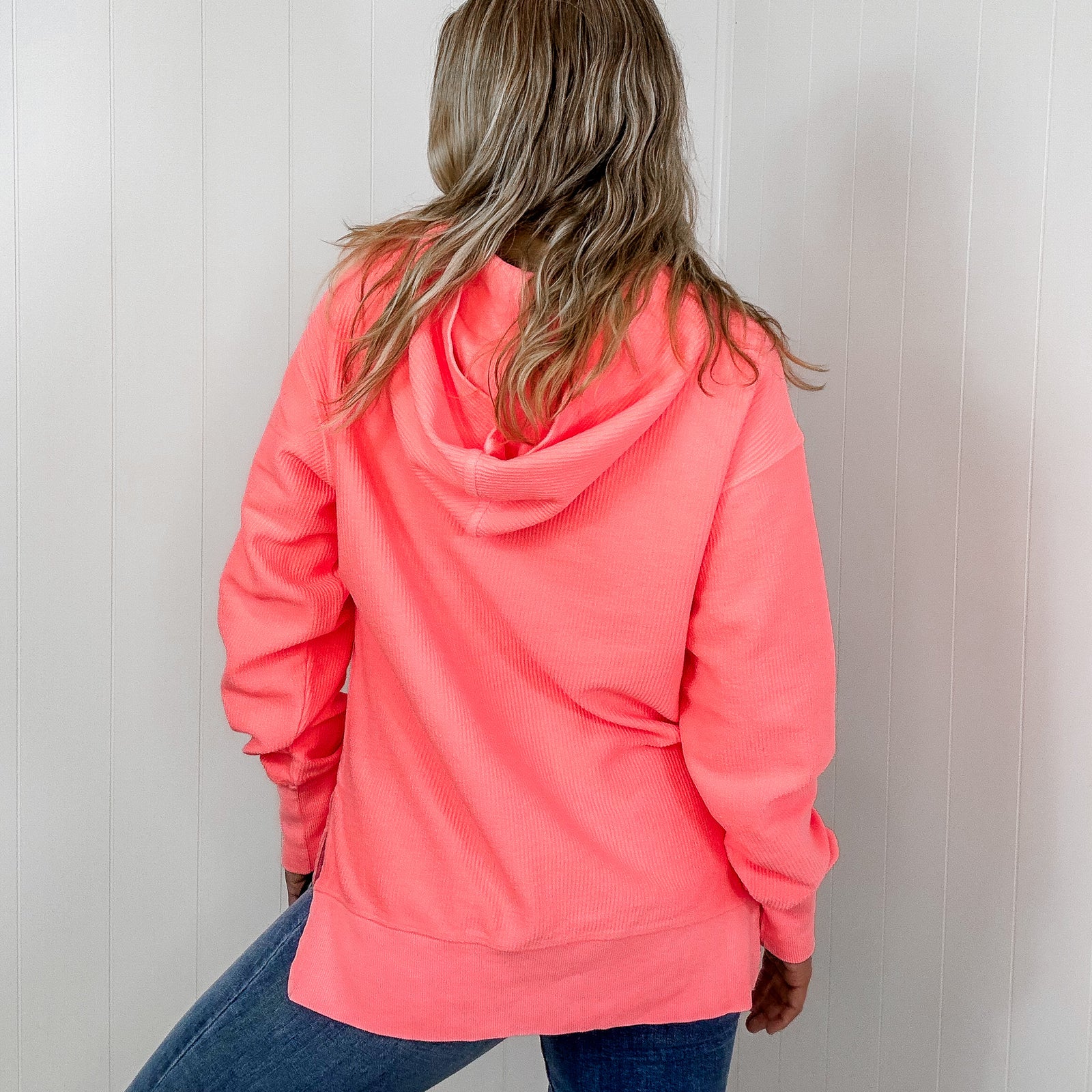 Oversized Snow Washed Luxe Soft Corded Hoodie Pullover in 3 Colors - Boujee Boutique