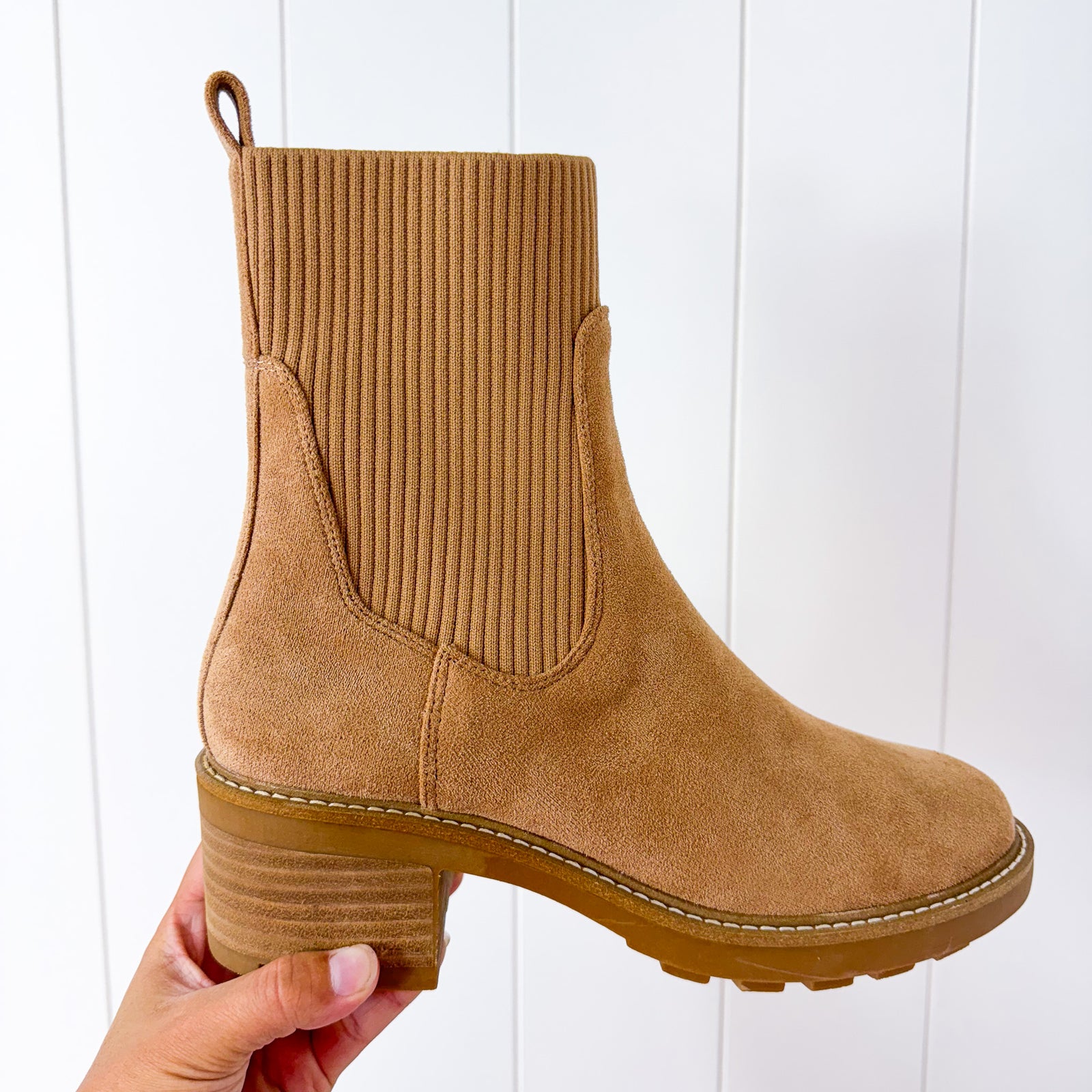 Corkys Goodness Gracious Camel Faux Suede Bootie - Boujee Boutique