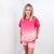 Summer Escape Ombre Terry Knit Short Sleeve Top in 2 Colors - Boujee Boutique 