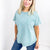 Mineral Washed Teal End of Beginning Short Sleeve Top - Boujee Boutique 