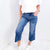 Judy Blue Sunshine High Waist Wide Leg Crop Jeans - Boujee Boutique 