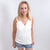 POL White Soft Loose Knit Tank Top - Boujee Boutique 