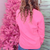 Neon Pink Christmas Tree Sweatshirt - Boujee Boutique 