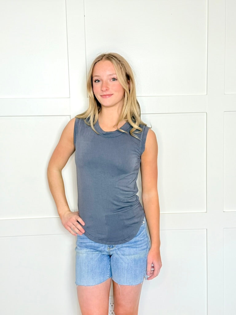 Pol Summertime Soft Sleeveless Tank Top in 4 Colors