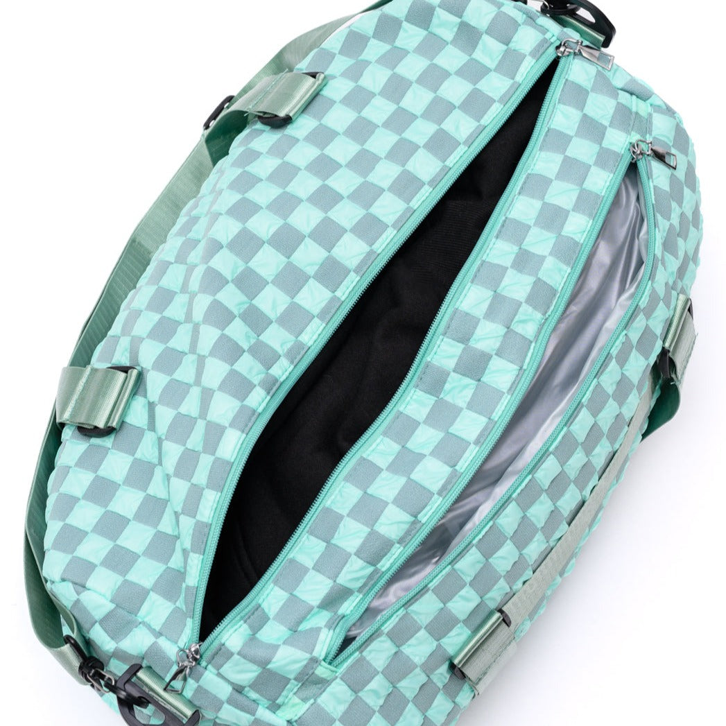 Elevate Travel Duffle in Teal - Boujee Boutique 
