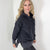 Luxe Snow Washed Corded Long Sleeve Hoody in 2 Colors - Boujee Boutique 