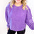 Oversized Luxe Soft Corded Crewneck Pullover in 7 Colors - Boujee Boutique 