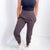 Rae Mode Wide Waistband Cuffed Soft Joggers in Brown - Boujee Boutique 