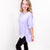 Perfectly Poised Lilac Cut Edge French Terry Top - Boujee Boutique 