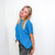 Spring Bloomin Ribbed Oversized Short Sleeve Top in 3 Colors - Boujee Boutique 