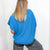 Spring Bloomin Ribbed Oversized Short Sleeve Top in 3 Colors - Boujee Boutique 