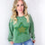 Vintage Stargaze Patch on a Terry Mineral Washed Long Sleeve Pullover in 2 Colors - Boujee Boutique 