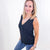 Pol Black Soft Loose Knit Ribbed Tank Top - Boujee Boutique 