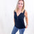 Pol Black Soft Loose Knit Ribbed Tank Top - Boujee Boutique 