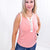 Pol Lace Embroidered Trim Ribbed Tank Top in 3 Colors - Boujee Boutique 