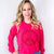 Making Peace Patch Long Sleeve Mineral Washed Knit Pullover in 2 Colors - Boujee Boutique 