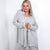Spring Bloomin Ribbed Long Sleeve Button Up Top in 2 Colors - Boujee Boutique 