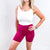 Rea Mode Getting Active Biker Shorts in Burgundy - Boujee Boutique 