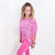 Dear Scarlett Essential Blouse in Fuchsia and White Paisley - Boujee Boutique 