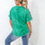 Bright Detailed Button Closure Scoop Neckline Short Sleeve Top in 7 Colors - Boujee Boutique 