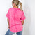 Bright Detailed Button Closure Scoop Neckline Short Sleeve Top in 7 Colors - Boujee Boutique 