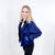 Rea Mode Sun or Shade Zip Up Jacket in Navy - Boujee Boutique 