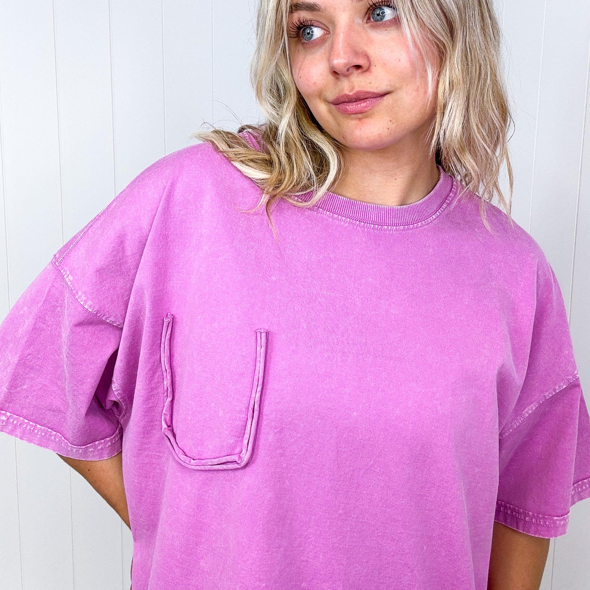 Take Me Home Pocketless Loose Boxy Short Sleeve Tee in 6 Colors - Boujee Boutique 