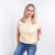 Oatmeal This Little Life Mock Neck Short Sleeve Sweater - Boujee Boutique 