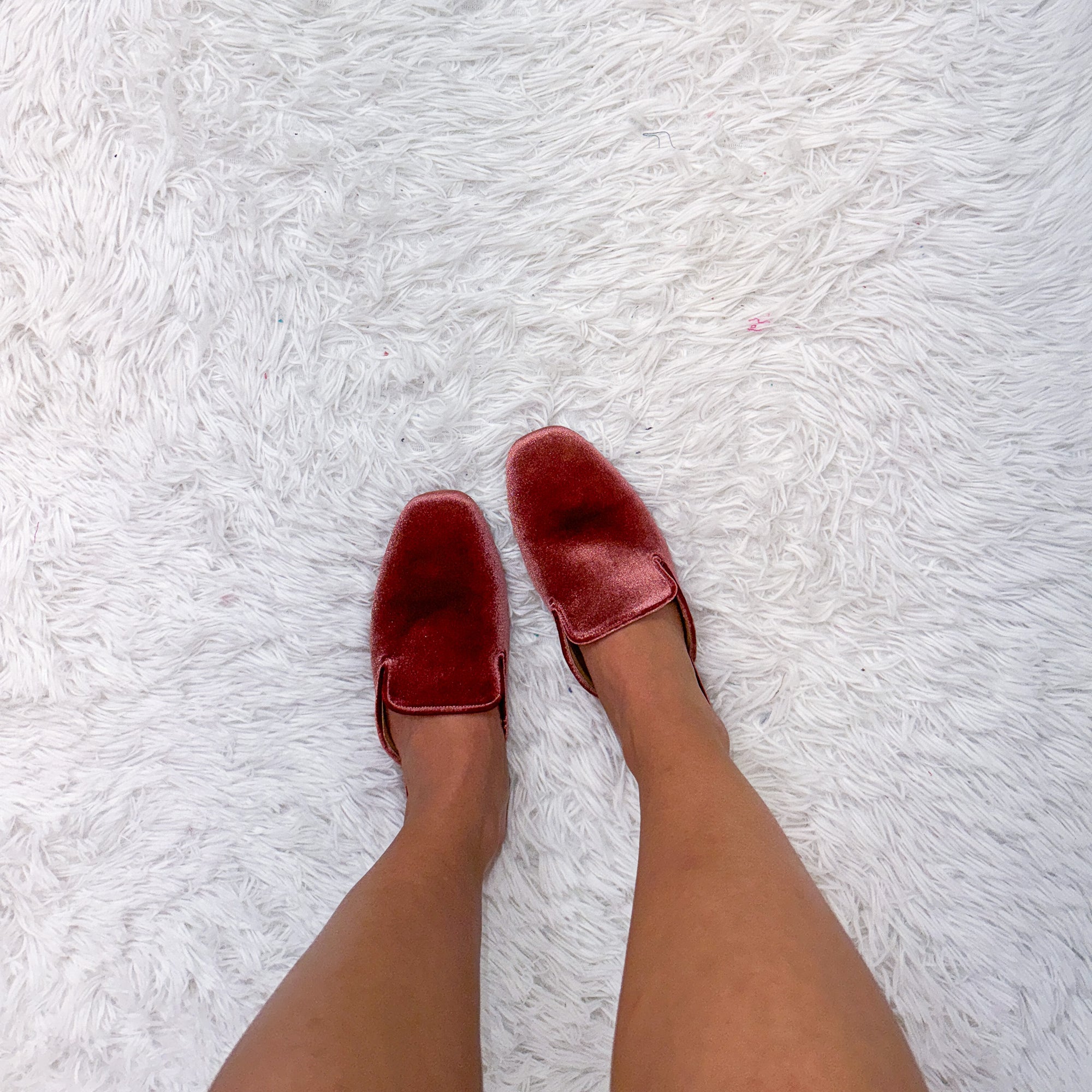 Corky's Spotlight Blush Velvet Slip on Shoes - Boujee Boutique 