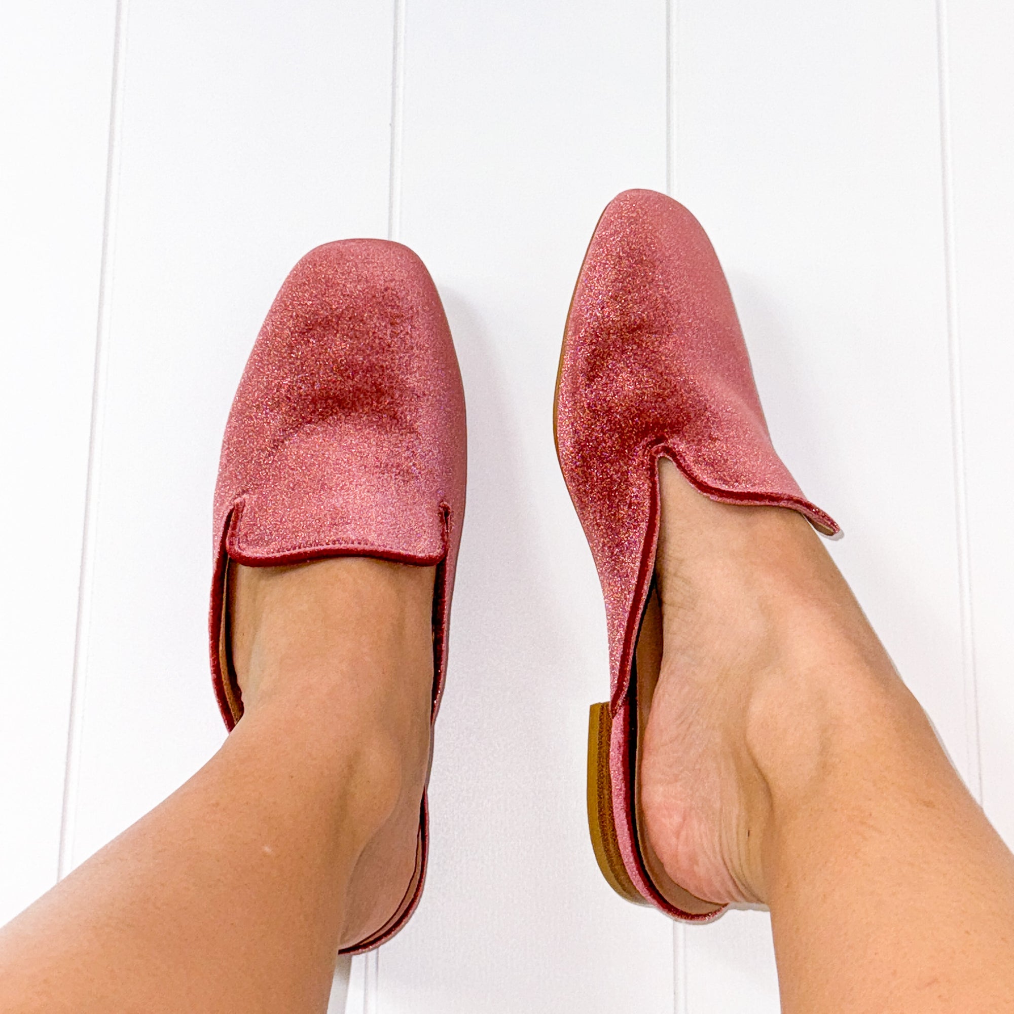 Corky's Spotlight Blush Velvet Slip on Shoes - Boujee Boutique 