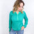 Greensleeves Waffle Knit Long Sleeve Henley - Boujee Boutique 