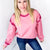 Let's Dream Faded Oil Washed Long Sleeve Crew Neckline Pullover in 4 Options - Boujee Boutique 