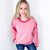 Let's Dream Faded Oil Washed Long Sleeve Crew Neckline Pullover in 4 Options - Boujee Boutique 