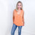 POL Mango Coral Soft Loose Knit Tank Top - Boujee Boutique 