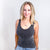 POL Fitted Ribbed Deep V Neckline Tank Top in 7 Colors - Boujee Boutique 