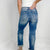 BAYEAS High Waisted Painted and Bleach Splattered MOM Jeans - Boujee Boutique 
