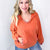 Street Chic Open V Neckline Terry Pullover Hoodie in 3 Options - Boujee Boutique 