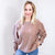 Oversized Luxe Soft Corded Crewneck Pullover in 9 Colors - Boujee Boutique 
