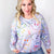 Happy Splendor Mineral Washed Terry Long Sleeve Pullover In Washed Lilac - Boujee Boutique 