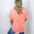 Bright Detailed Button Closure Scoop Neckline Short Sleeve Top in 7 Colors - Boujee Boutique 