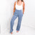 Rea Mode Chambray Blue Race to Relax Cargo Pants - Boujee Boutique 