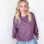Casual Luxe Brushed Hacci Loose Fitting Long Sleeve Top In 3 Options - Boujee Boutique 