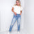Judy Blue Harlow High Waist Destroyed Boyfriend Jeans - Boujee Boutique 