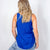 Burnout Soft Knit V Neckline Tank Top in 6 Colors - Boujee Boutique 