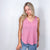 Burnout Soft Knit V Neckline Tank Top in 6 Colors - Boujee Boutique 
