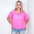 Weekend Getaway Vintage Washed Waffle Thermal Short Sleeve Half Zip Up Hoodie in 2 Colors - Boujee Boutique 