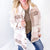 Set Me Free Mineral Washed Corduroy Color Block Jacket In Mauve *Final Sale*
