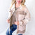 Set Me Free Mineral Washed Corduroy Color Block Jacket In Mauve *Final Sale*