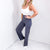 Rae Mode Super Soft Straight Leg Yoga Pants in Titanium - Boujee Boutique 